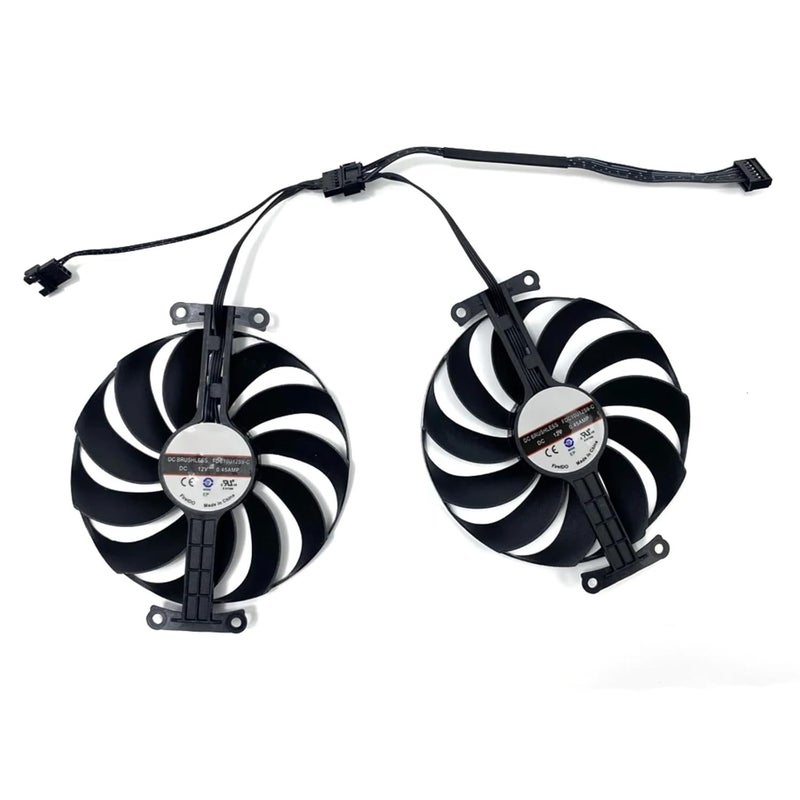 LTANDBR مروحة تبريد بطاقة الرسوميات RTX3070 3060Ti من ASUS GeForce 2PCS 95mm 7PIN T129215SU FDC10U12S9-C 12V 0.5A - Image 4